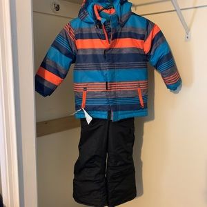 Pulse 3T boy snow coat and bib